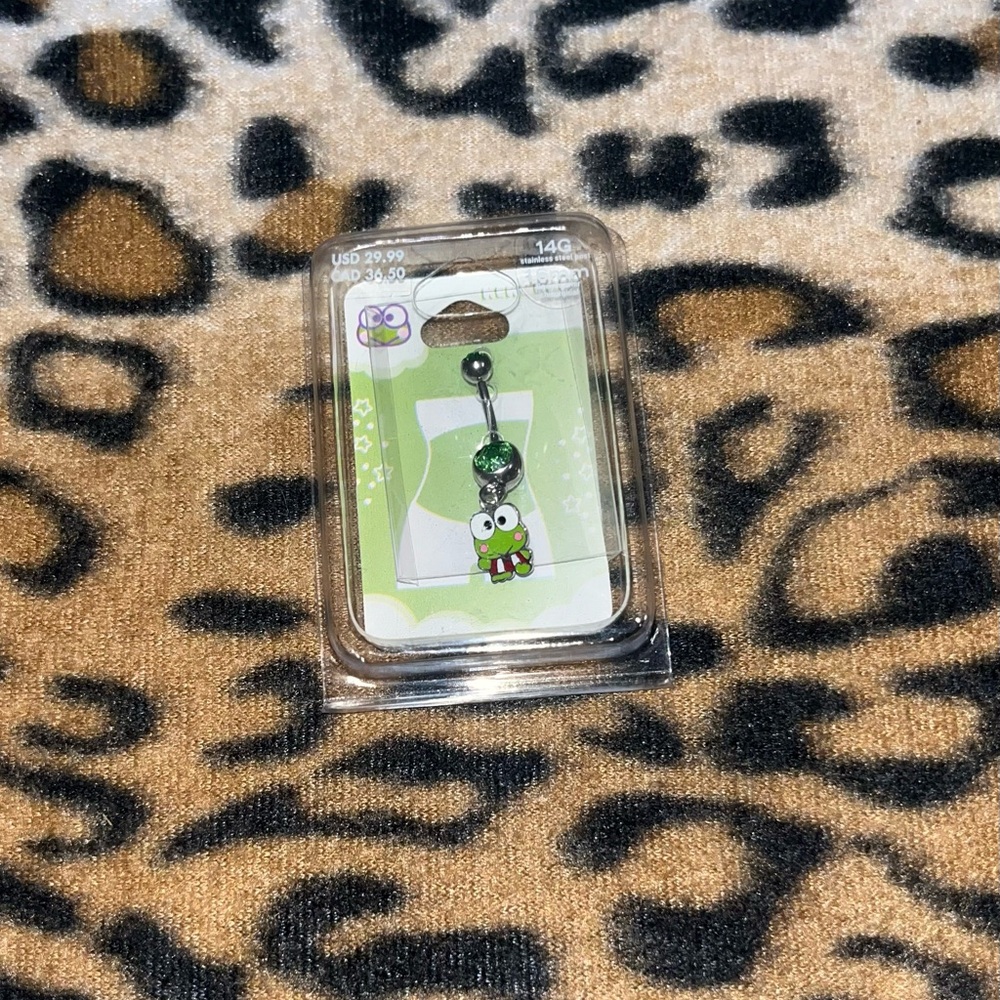 Claire's Green Frog Charm